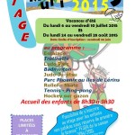 Stage multisports juillet 2015